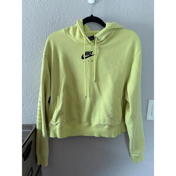 Nike Tops - Nike Air Yellow Cropped Hoodie size 1X. Better for XL/XXL
